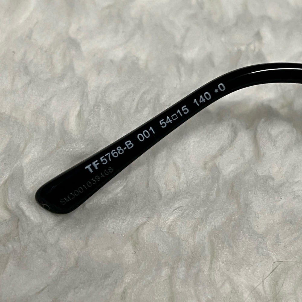Tom Ford Classic Black Frame with Blue Light Lenses - Picture 3 of 4